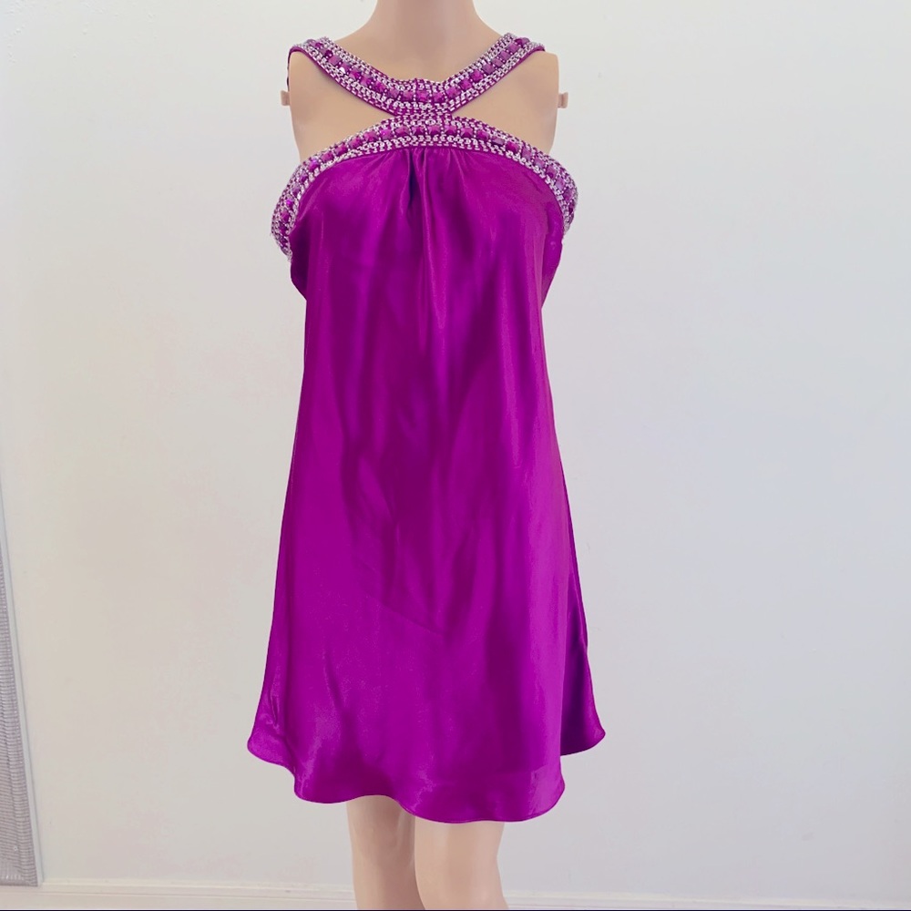 Jump Apparel Vintage Purple Formal Dress